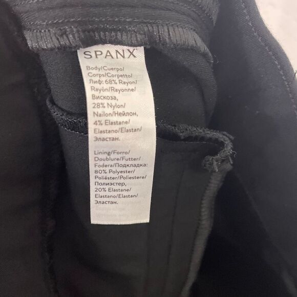 Spanx Black High Waisted Straight Leg Legging Pants - Picture 7 of 7